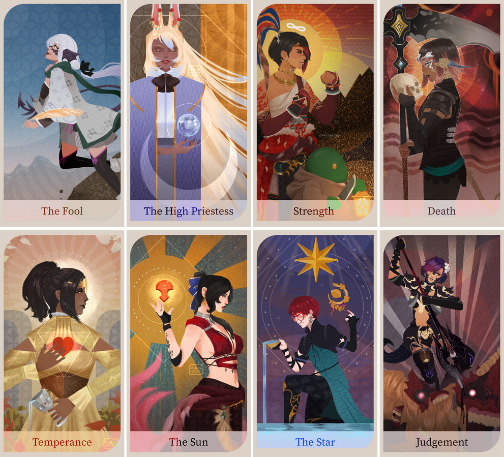 Tarot Card Inspired Illustrations Tarot Card Inspired Illustrations